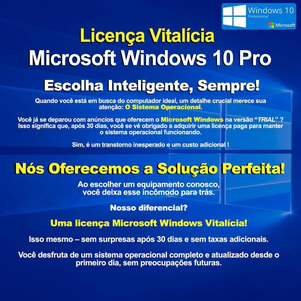 Computador Desktop Intel Core I7, 16gb Ram, Ssd 480gb, Hdmi, Windows 10 Pro 64 Bits - 4