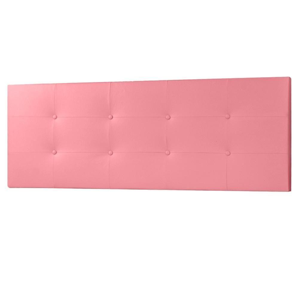 Cabeceira Painel Casal 1,40m Berlim Suede Rosa Dal Poz Estofados - 2