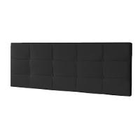 Cabeceira Painel Casal King 1,95m Roma Suede Preto Dal Poz Estofados - 2