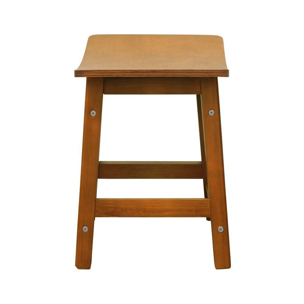 Banco Baixo Confort Madeira Maciça Assento Anatômico - Amêndoa Madeira - 5