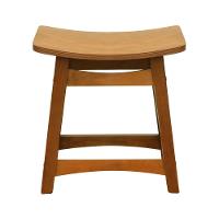 Banco Baixo Confort Madeira Maciça Assento Anatômico - Amêndoa Madeira - 3