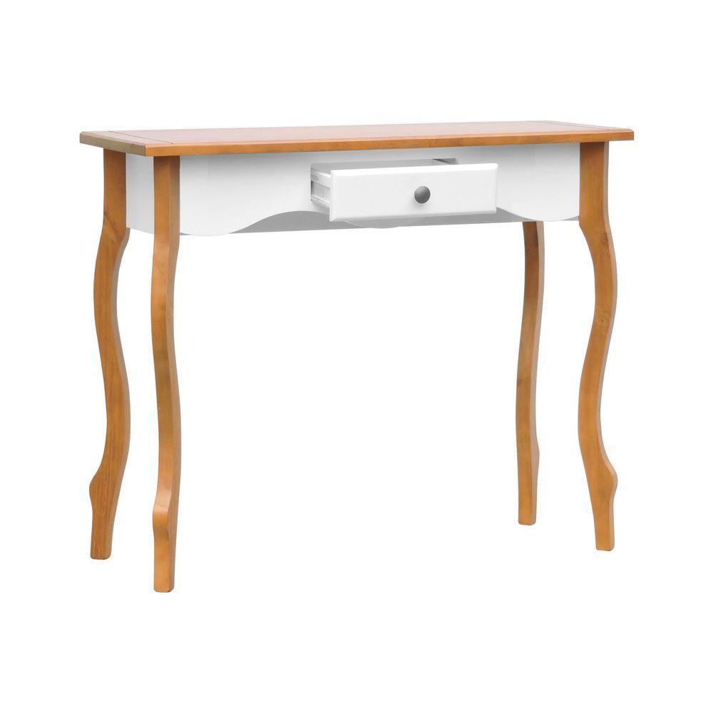 Aparador-escrivaninha Luís Xv 1 Gaveta Amêndoa-branco - 2