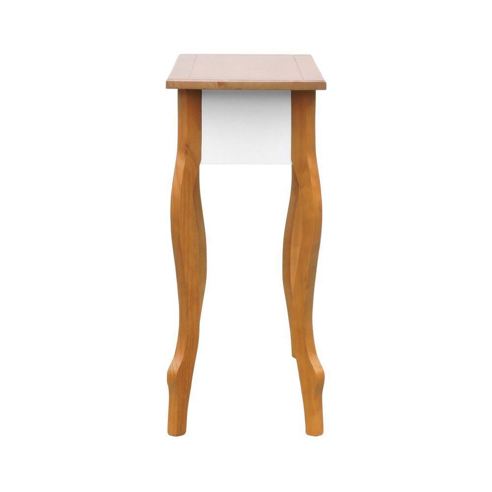 Aparador-escrivaninha Luís Xv 1 Gaveta Amêndoa-branco - 3