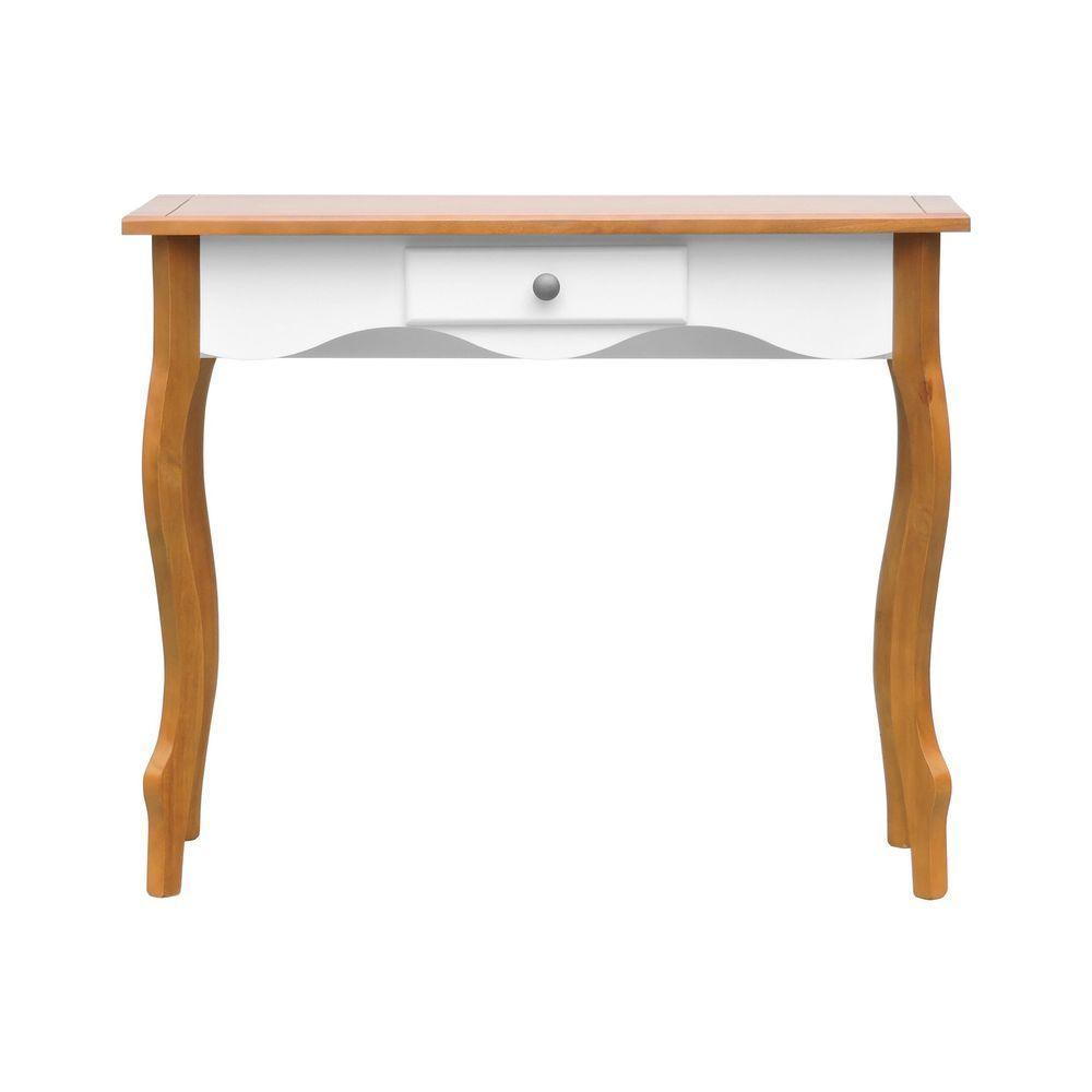 Aparador-escrivaninha Luís Xv 1 Gaveta Amêndoa-branco - 5