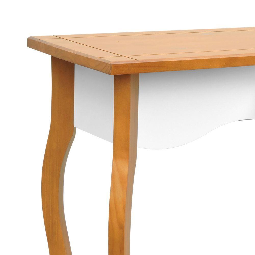 Aparador-escrivaninha Luís Xv 1 Gaveta Amêndoa-branco - 8