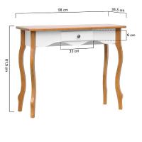 Aparador-escrivaninha Luís Xv 1 Gaveta Amêndoa-branco