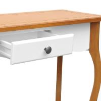 Aparador-escrivaninha Luís Xv 1 Gaveta Amêndoa-branco - 9