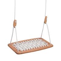 Balanço Garden Com Assento Em Corda Trançada Natural-bege - 1