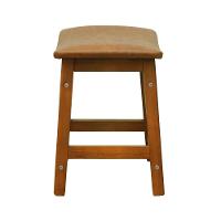 Banco Baixo Confort Madeira Maciça Assento Anatômico - Amêndoa Estofado Corano Marrom Mescla