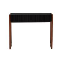 Aparador-escrivaninha Ondas 2 Gavetas - Amêndoa Preto - 5