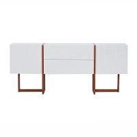 Buffet Ondas 2 Portas E 2 Gavetas - Amêndoa Branco - 3