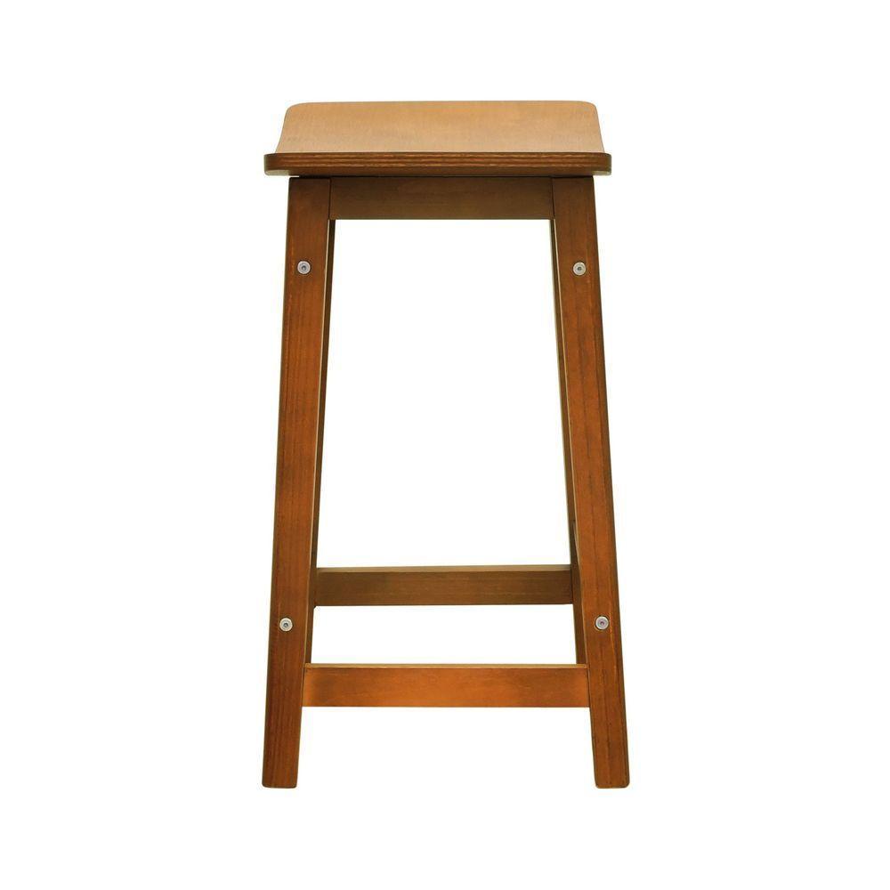 Banco Médio Confort Madeira Maciça Assento Anatômico - Amêndoa Madeira - 2