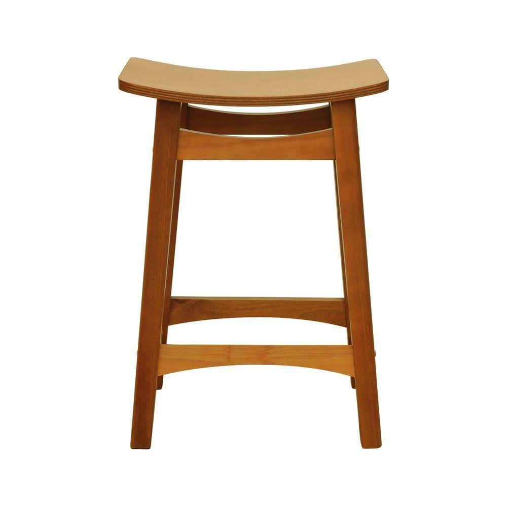 Banco Médio Confort Madeira Maciça Assento Anatômico - Amêndoa Madeira - 5