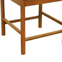 Cadeira Amber Madeira Maciça - Amêndoa Assento Mdf Bp Na Cor Preta - 3