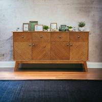 Buffet 4 Portas 4 Gavetas Maré Amêndoa