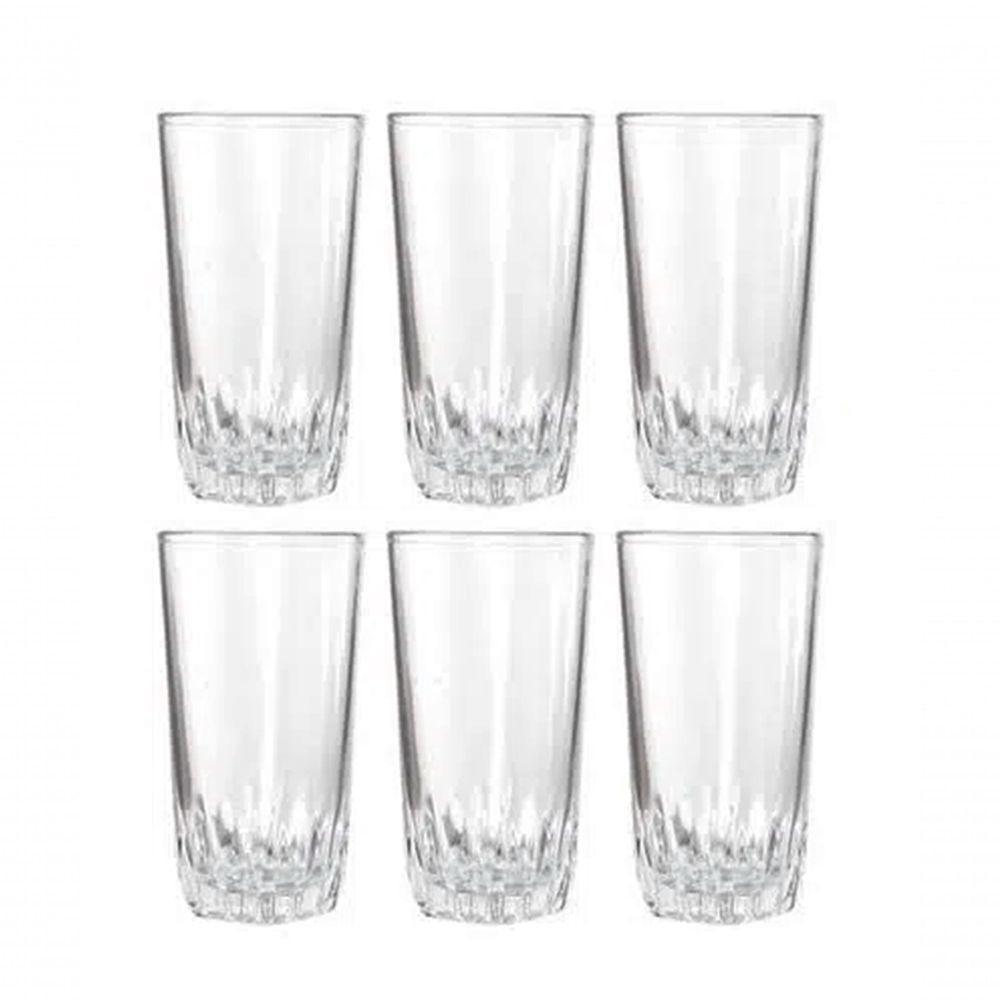 Jogo Copos Vidro 6pcs 225ml - 1