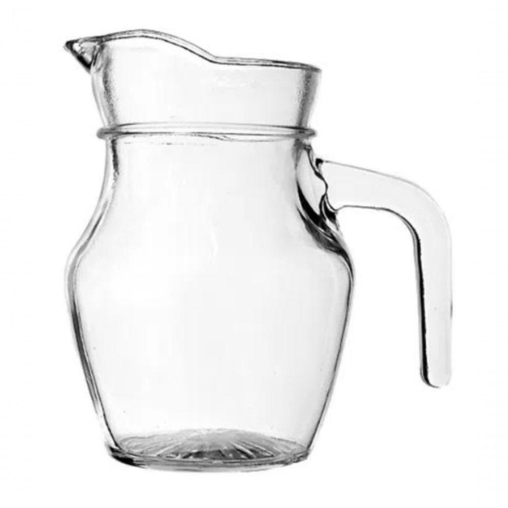Jarra Vidro Cristal Resistente 500ml Suco água - 1