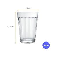 Jogo 6 Copos De Vidro Americano Tradicional Nadir Figueiredo 190ml Cerveja Boteco Bar - 3