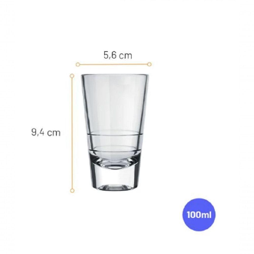 Copo De Vidro Dose Shot 60ml Cachaça Bar Pinga - 3