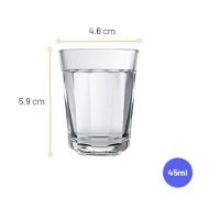 Jogo 6 Copo Dose Shot Aperitivo 45ml Tequila Cachaça Licor Pinga - 4