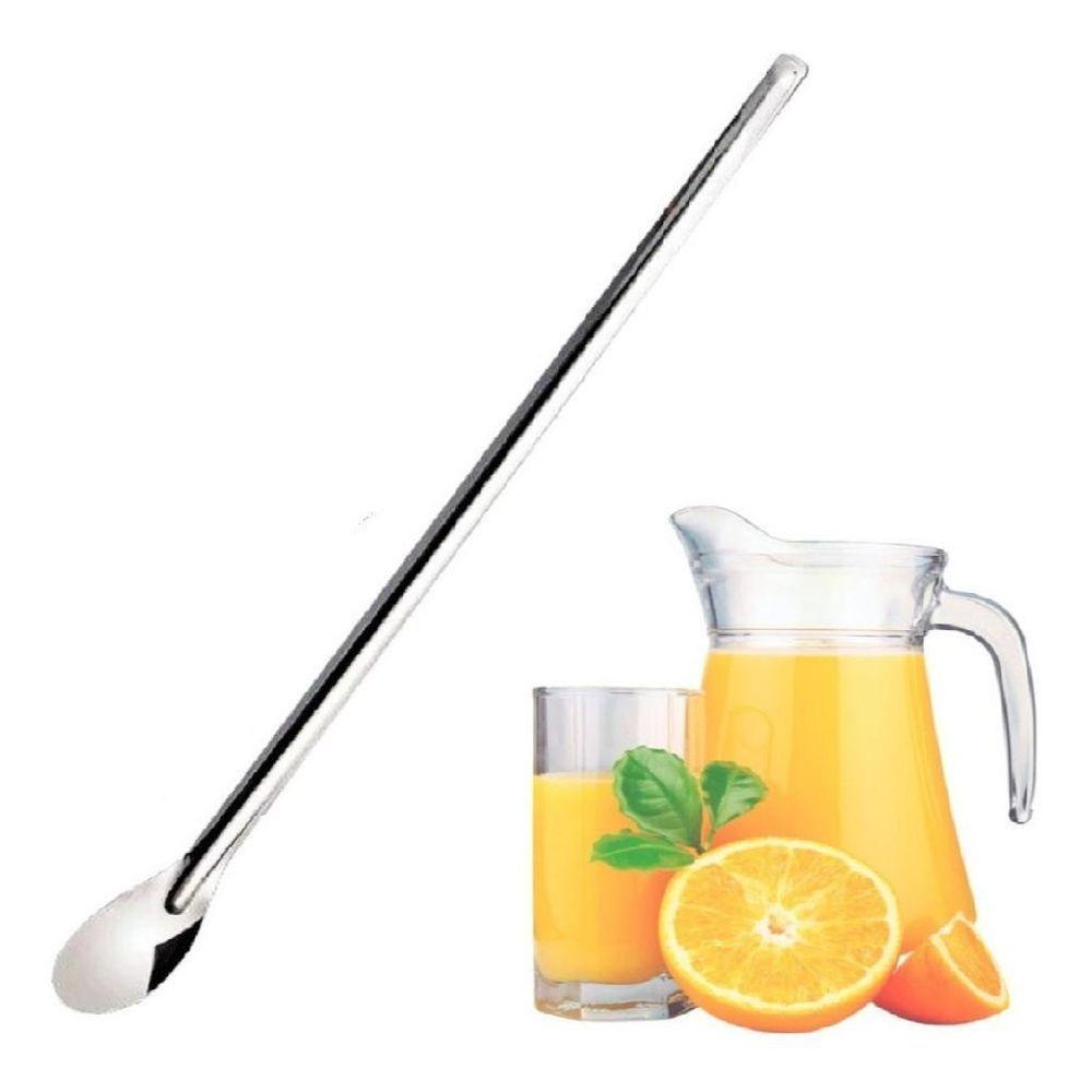 Colher Bailarina Mexer Suco Refresco Caipirinha Drinks 30cm - 1