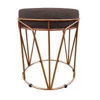 Puff Babu Suede Base Cobre D´rossi Marrom - 3