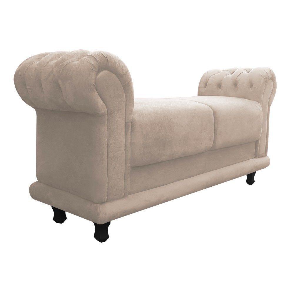 Recamier Barcelona Suede Bege - 1