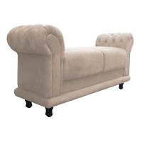 Recamier Barcelona Suede Bege - 1