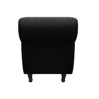 Recamier com Baú Itália Suede Preto - 6