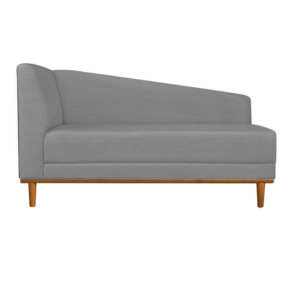 Recamier Monet Composê Corano Nozes Linho Base De Madeira - 5