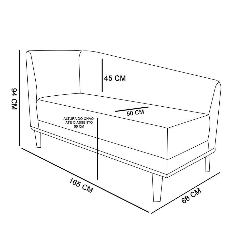 Recamier Monet Composê Corano Nozes Linho Base De Madeira - 8
