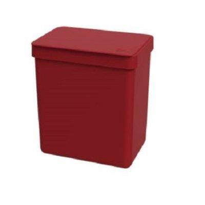 Lixeira Para Pia C- Tampa 2,5 Litros Vermelho