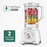 Liquidificador Pratic Power Mondial Branco L-97-W 60hz 127V - 2