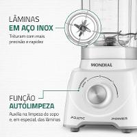 Liquidificador Pratic Power Mondial Branco L-97-W 60hz 127V
