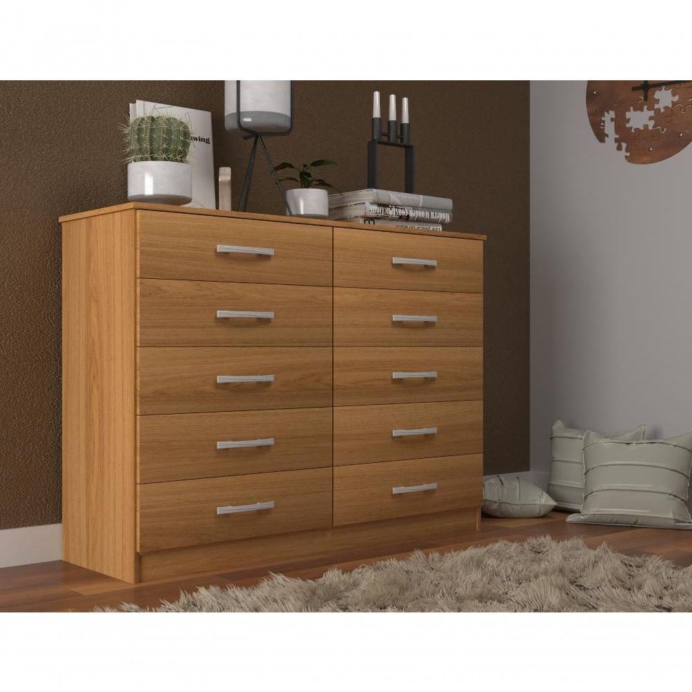 Cômoda Austin 10 Gavetas Cinnamomo - Cinnamomo Cinnamomo - 1