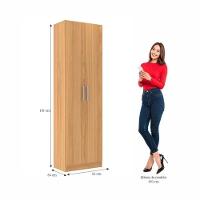 Armário Multiuso Milão 2 Portas E 4 Prateleiras - Cinnamomo Cinnamomo - 2