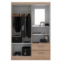 Guarda Roupa Capelinha Solteiro 2 Portas 2 Gavetas Premium - Demolição Demolição - 3