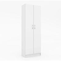 Armário Multiuso Milão 2 Portas E 4 Prateleiras - Branco Branco - 4