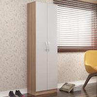 Armário Multiuso Milão 2 Portas E 4 Prateleiras - Branco - Demolição Branco - Demolição - 1