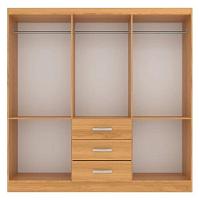 Guarda Roupa Casal Sevilha 6 Portas 3 Gavetas - Cinnamomo Cinnamomo - 4