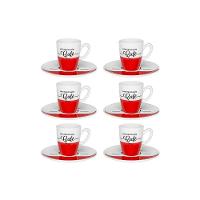 Conjunto De Café Expresso Cafeína 75ml 12pçs - Oxford - 1