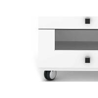 Gaveteiro p/ Escritório PE2009 c/ 4 Gavetas e Rodízios Branco - Tecno Mobili