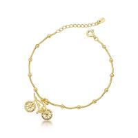 Pulseira Com Delicada Bicicleta Cravejada Com Zirconias Banhada Ouro 18k - 1