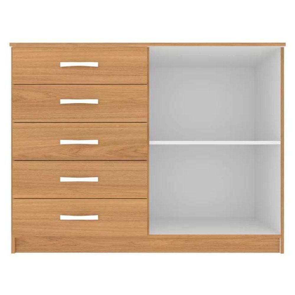 Cômoda Austin 2 Portas 5 Gavetas - Cinnamomo Cinnamomo - 2