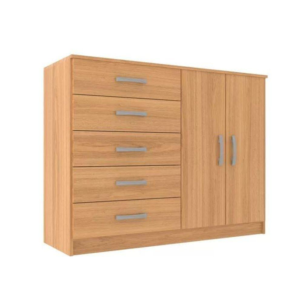 Cômoda Austin 2 Portas 5 Gavetas - Cinnamomo Cinnamomo - 4