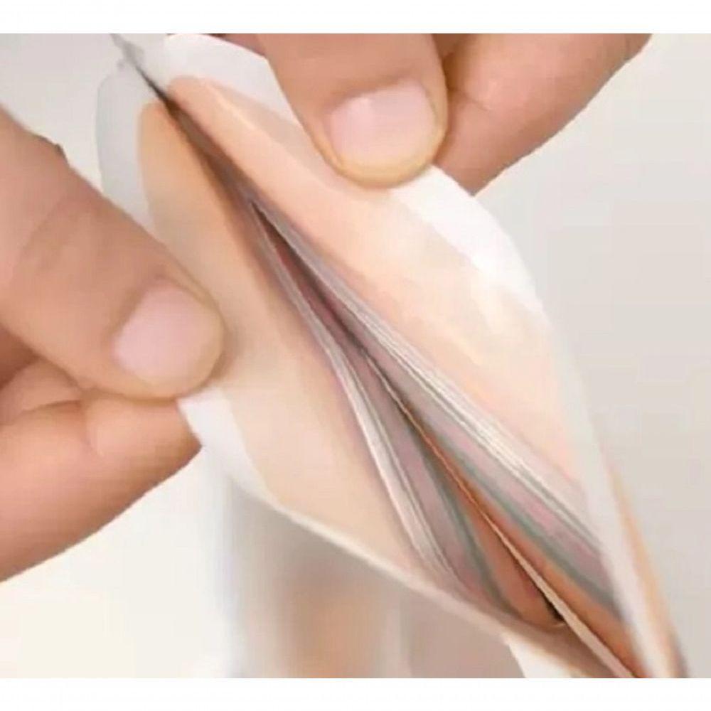 Kit 3 Saco Plástico Alimentos Reutilizável Porta Alimentos Grãos Legumes Temperos Com Lacre Zip - 4