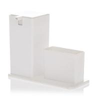 Porta Detergente Dispenser Com Suporte Para Bucha - 1