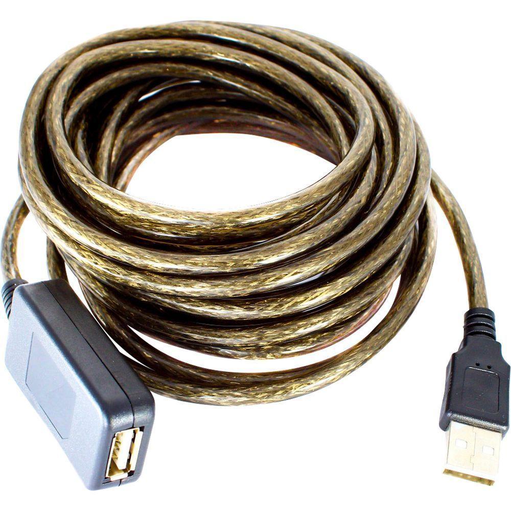 Cabo Extensor Usb 2.0 Macho X Fêmea Com Filtro 10m Storm - 2