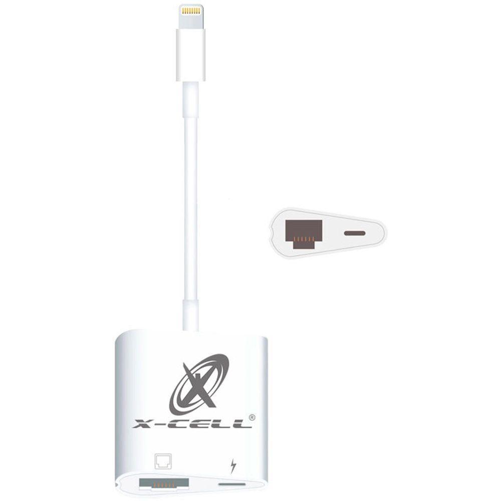 Adaptador Ethernet Lightning Rj45 Flex Branco - 2