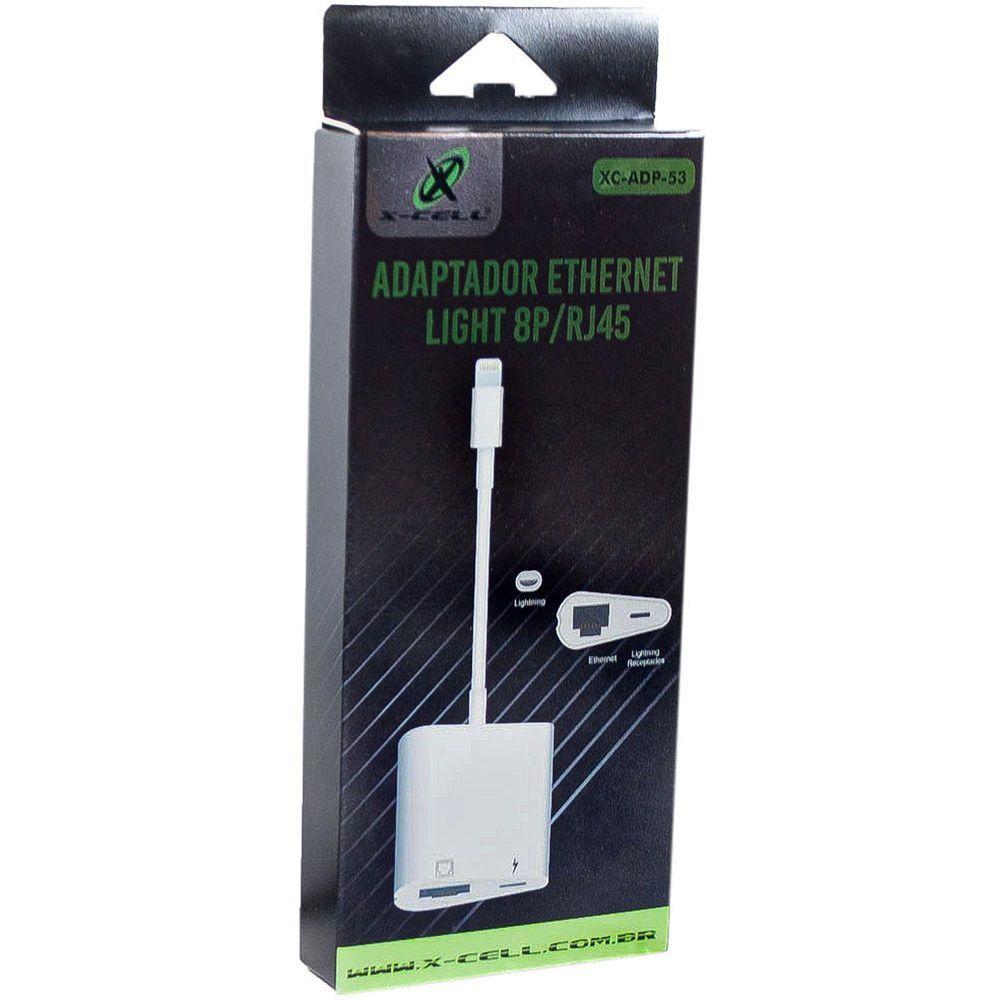 Adaptador Ethernet Lightning Rj45 Flex Branco - 3